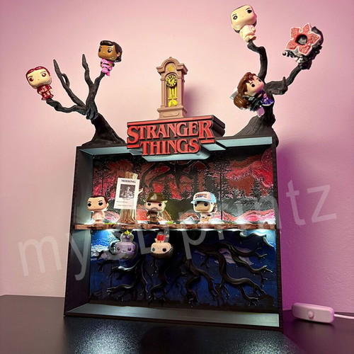 Stranger Things Funko Pop! Display Base with LED Light and On/Off Switch New