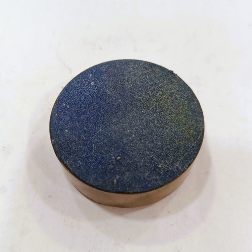 Mid-Century Brass Paperweight with Silver 925 Trireme, like new