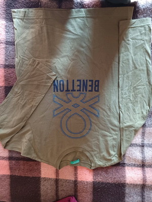Benetton boys' blouse 11 years like new, thin spring