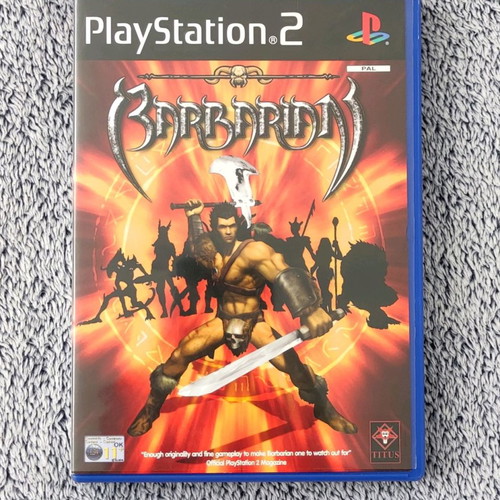 Barbarian PlayStation 2 used with booklets