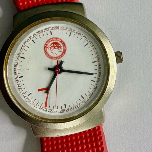 Olympiacos watch used, 2002 collectible edition