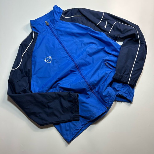 Nike Vintage Jacket Windbreaker Blue Size L