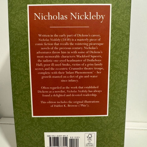 Nicholas Nickleby by Charles Dickens like new, English