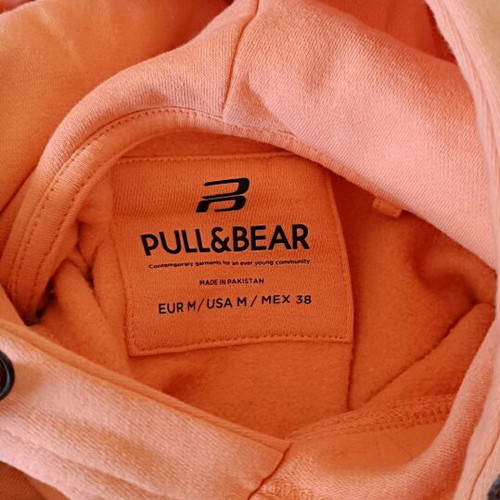 Pull & Bear tricolor hoodie medium used