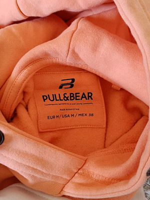 Pull & Bear tricolor hoodie medium used
