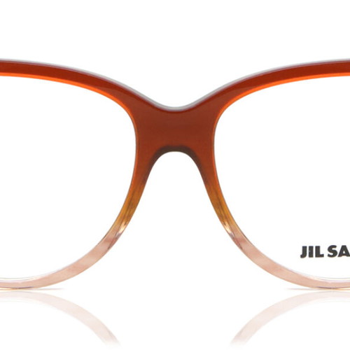 Jil Sander prescription eyeglass frames new, beige and brown