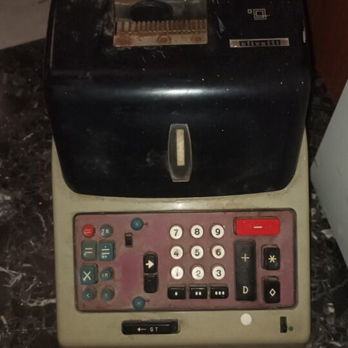 Olivetti Divissuma 24 Antique Calculator used