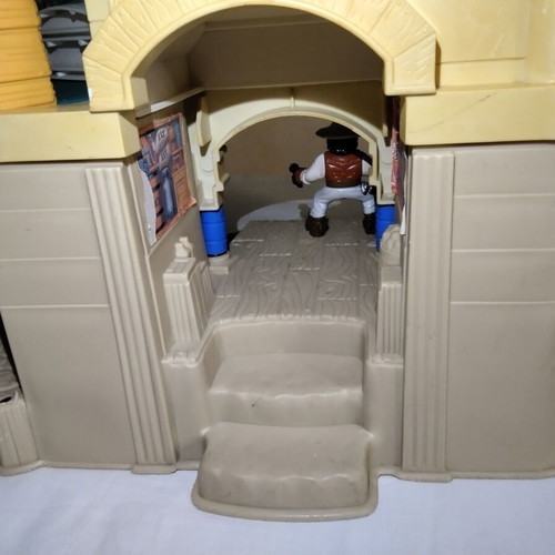 Fisher-Price Great Adventures Wild Western Town playset with 2 figures, 1996