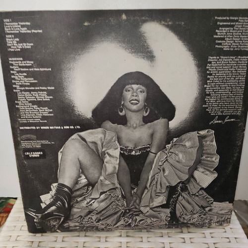 Donna Summer I Remember Yesterday vinyl record used, pop