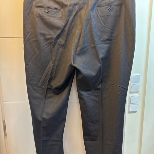 Jos A. Bank men's pants used 100% wool dark gray 48X32