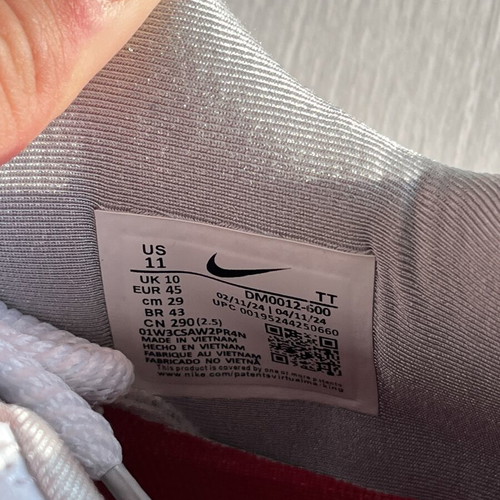 Nike Air Max 95 Anatomy Of Air sneakers used, size 45, white and grey