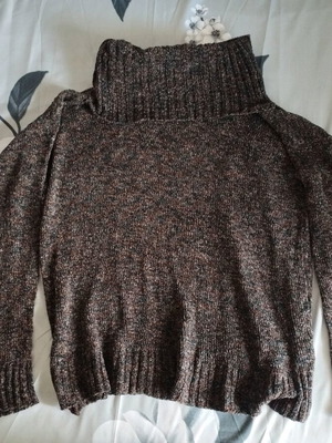 Brown wool sweater El bano Milano like new