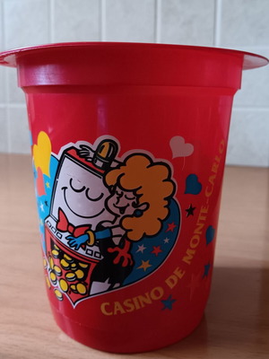 Vintage coin collection bucket from Monte Carlo casino like new