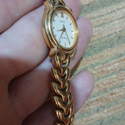 Orient Watch Co. Vintage OWZ2-L00 women's watch used, gold color