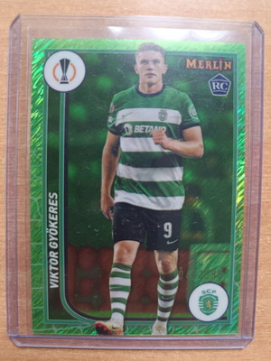 Κάρτα Viktor Gyokeres Rc 47/399 Sporting CP 2024 Topps Merlin UEFA UCC καινούργιο