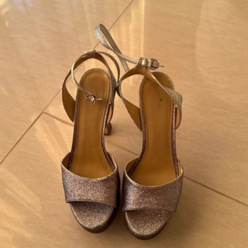Michael Kors sandals used, gray, size 39