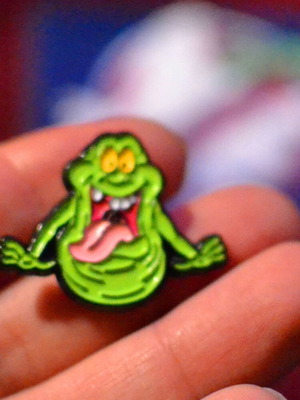 Ghostbusters Slimer Pin new