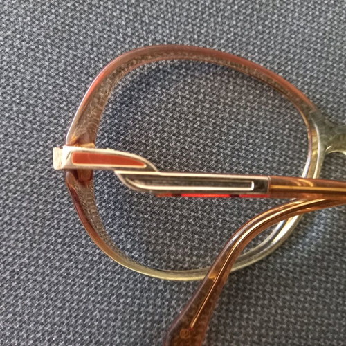 Optura Creation 358 vintage eyeglass frame new with defect