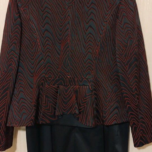 Lucifair dress and jacket set new, black and red