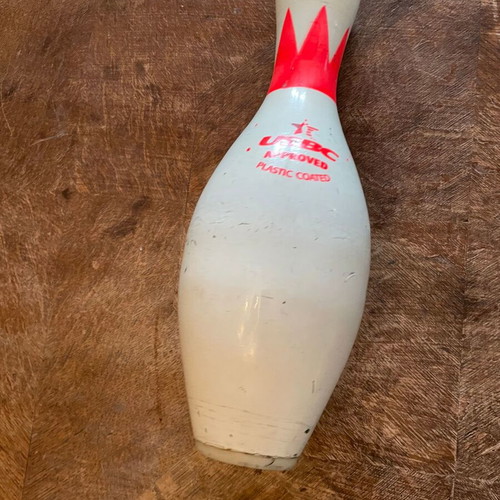 Bowling pin used, authentic corina, about 40 pieces