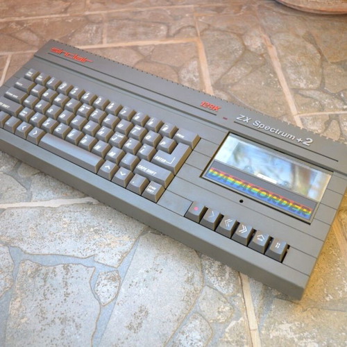 ZX Spectrum 128K+2 grey console