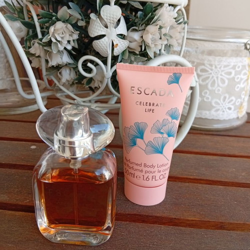 Escada Celebrate Life 30 ml Edp with 50 ml body lotion used