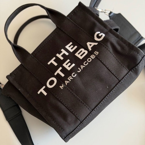 Marc Jacobs The Tote Bag Mini black canvas like new crossbody