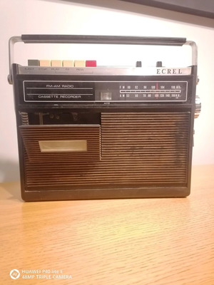 Ecrel FM Am Radio used, 1970s, made in Japan