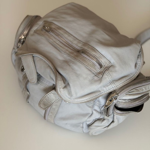 Alexander Wang Marti Backpack used, light grey leather
