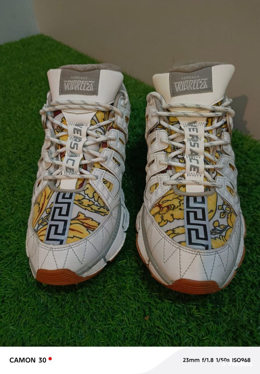 Versace Trigreca sneakers λευκά με… - € 128,00 - Vendora.gr