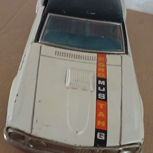 Vintage Taiyo Ford Mustang παιχνίδι από λευκοσίδηρο μεταχειρισμένο