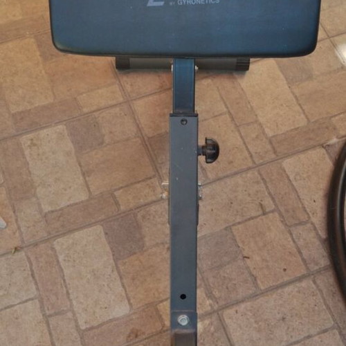 Exercise bench used, for back muscles