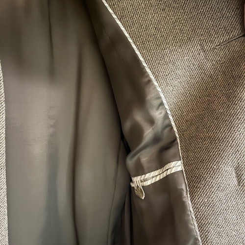 Sisley coat like new, grey and beige