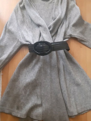 Ζακέτα πλεκτή Chika γκρι σαν καινούργια, μέγεθος M