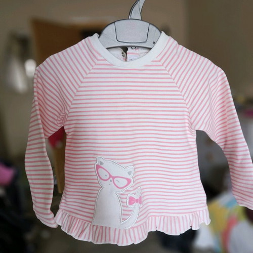 Mayoral warm shirt like new for 6-9 months girl