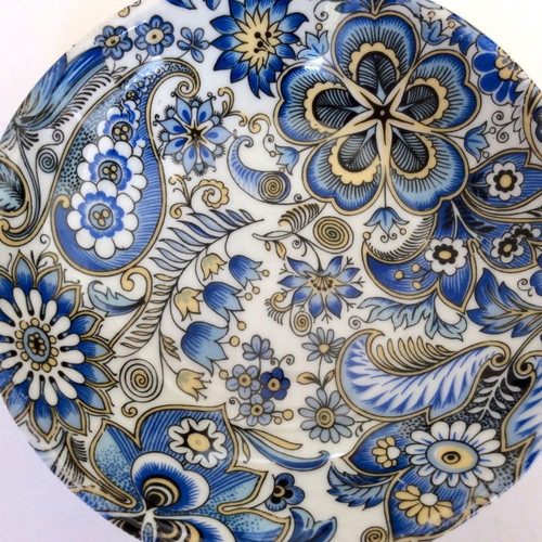 Limoges porcelain bowl used with handle and vintage spout