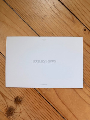 Stray Kids Maniac Tour Kpop postcard