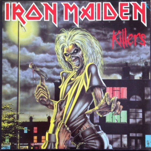 Iron Maiden Killers βινύλιο LP άλμπουμ μεταχειρισμένο, γαλλική έκδοση