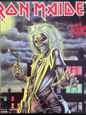 Iron Maiden Killers βινύλιο LP άλμπουμ μεταχειρισμένο, γαλλική έκδοση