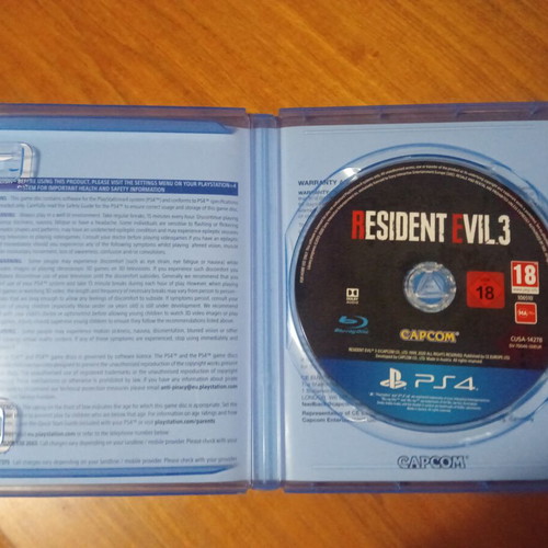 Resident Evil 3 PlayStation 4 game like new