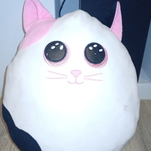 Plush Cat Pillow Squishmallow Style used