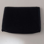 Dior dark blue velvet pouch case like new, 10x8 cm