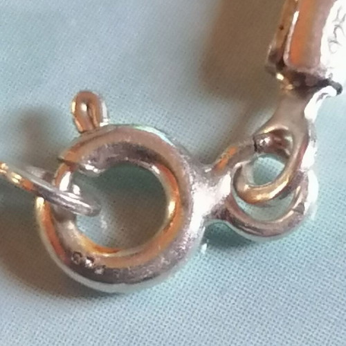Silver 925 Venetian chain necklace 45 cm new