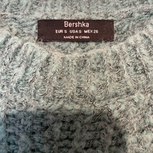 Turquoise women's pullover size S like new