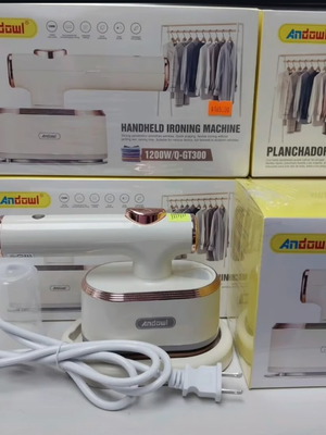 Portable steam iron 2 in 1 new with titanium plate