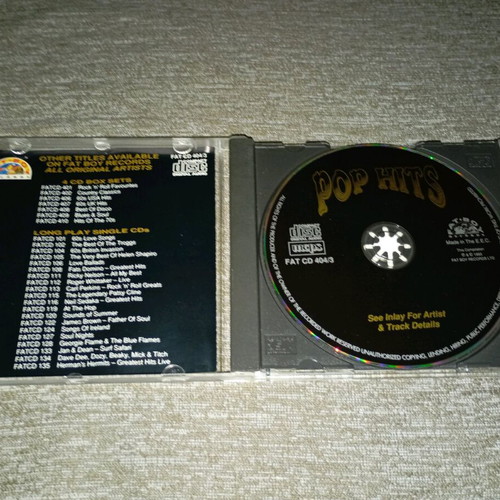 Pop Hits Volume Three CD like new, 18 all time greats