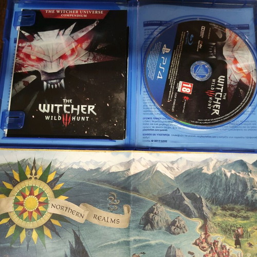 The Witcher Wild Hunt PS4 used adventure video game