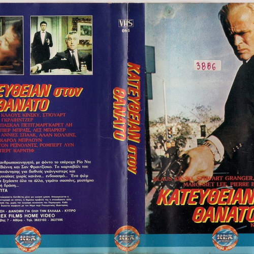 Direct to Death VHS used, action adventure movie