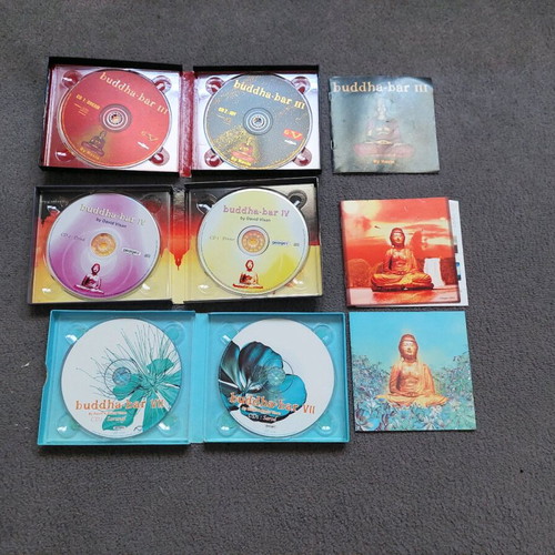 Buddha Bar III, IV & VII CD like new, set of 3 cases