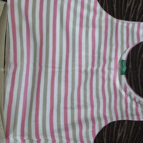 Benetton top and Orchestra shorts set for 10-year-old girl, like new, pink